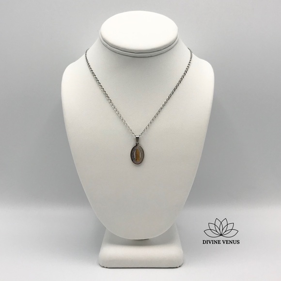Mother Mary Necklace | Stainless Steel - Picture 4 of 10
